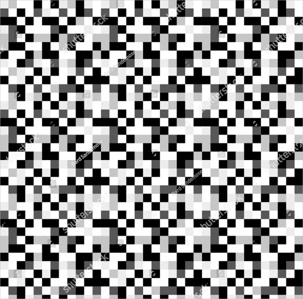 Grey Tones Pixel Pattern