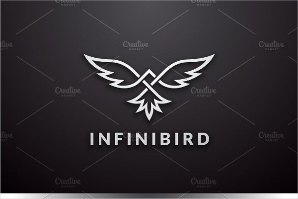 Infinity Bird Logo Template