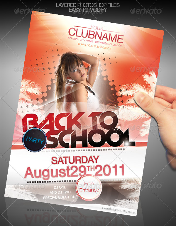Party Event School Flyer And Poster