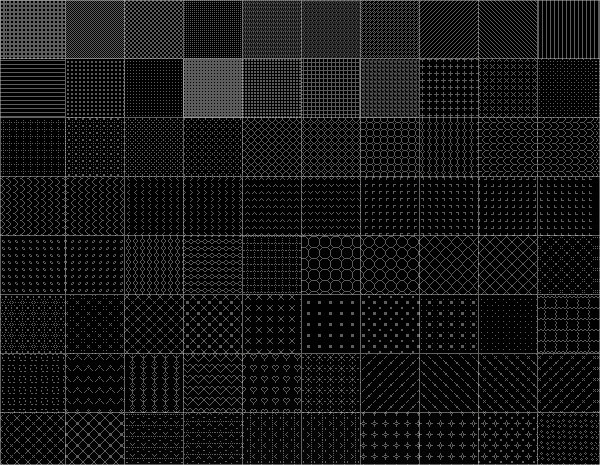 Photoshop Pixel Patterns