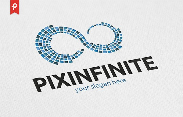 Pixel Infinite Logo Template