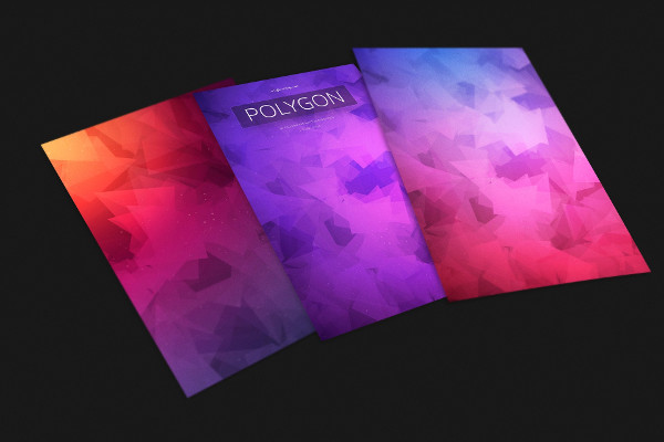 Polygon Colorful Background