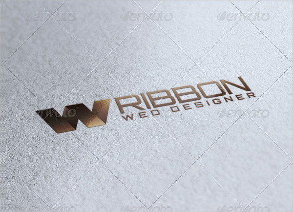 Web Design Ribbon Vintage Logo Template