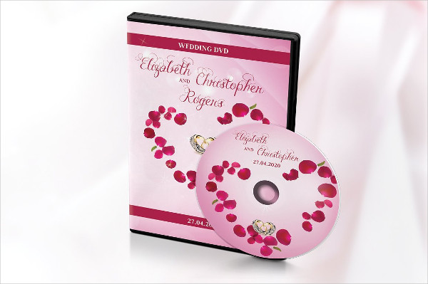 Wedding DVD Video Cover Template