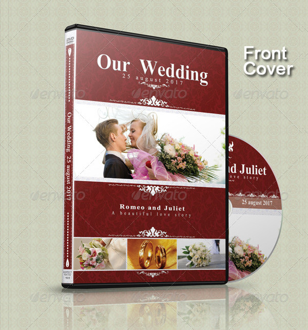 Wedding Eleganta DVD Cover Template