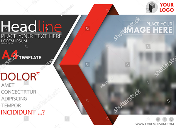Annual Report Advertising Postcard Template