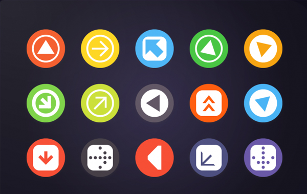 Arrow Android Icon Templates