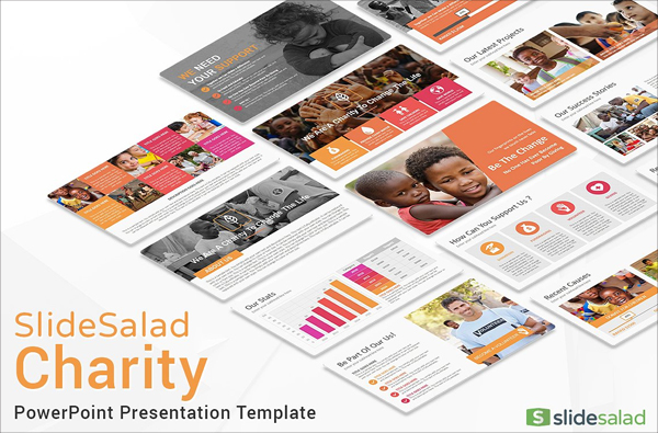 Best Charity PowerPoint Template