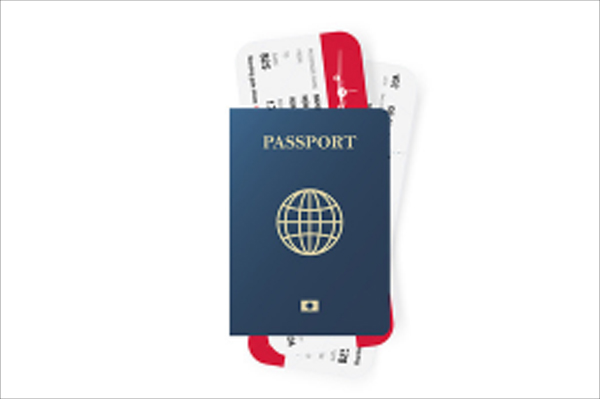 Passport and Boarding Pass Tickets