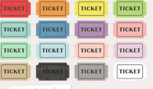 Blank Ticket Clipart