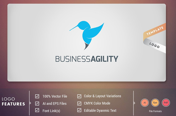 Business Agility Stunning Logo Template