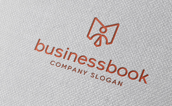 Business Book Logo Template