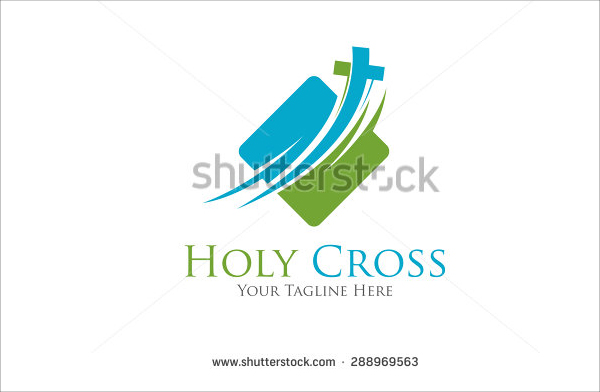 Calvary Cross Church logo Design