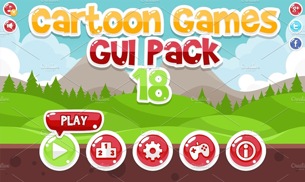 Cartoon Game Android Icons