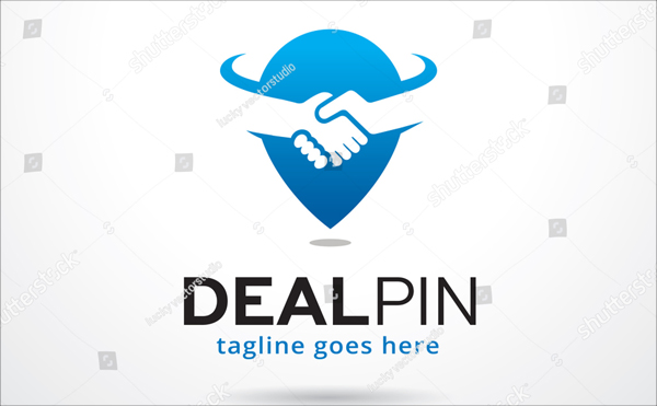 DealPin Business Logo Design