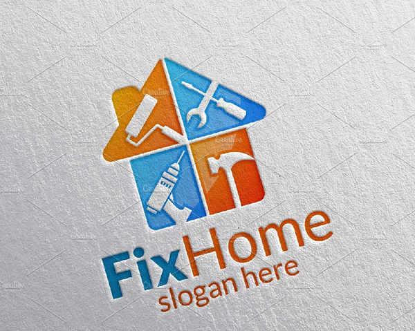 Fix Home Logo Template