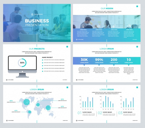 Free Download Best Business Presentation PowerPoint Template