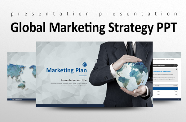 Global Marketing Strategy PowerPoint Presentation Template