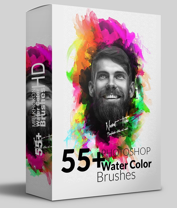 High Quality Hand Painted Watercolor Photoshop Brushes