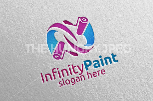 Infinity Painting Business Logo