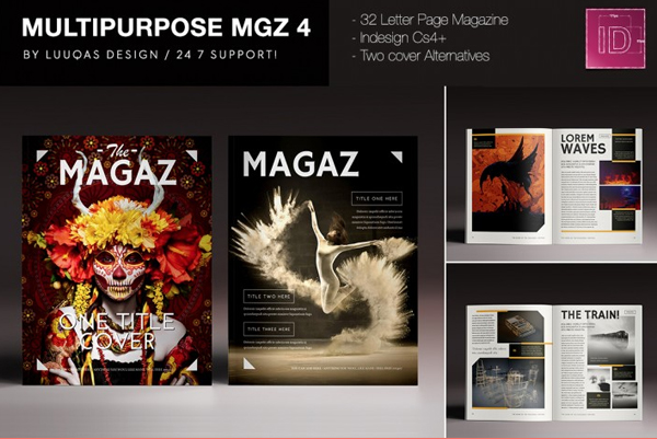 Multipurpose Indesign Magazine Template