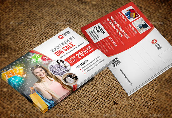 Simple PowerPoint Postcard Template