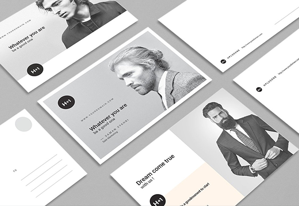 Professional PowerPoint Postcard Template