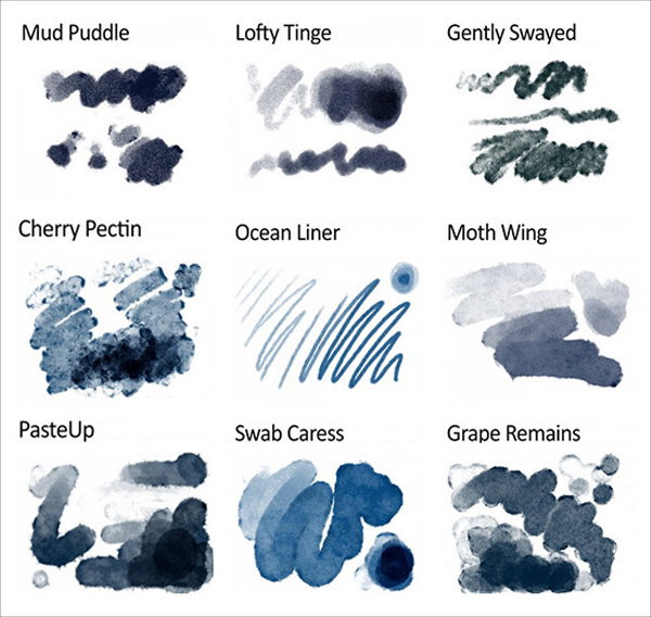 Realistic Responsive Watercolor Photoshop Brushes