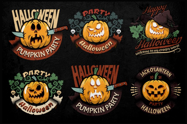 Stunning Halloween Logos Pack