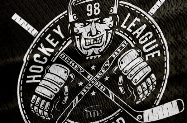 Stunning Hockey Dark Color Logo