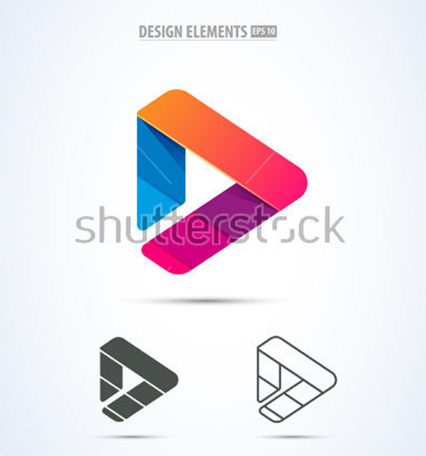 Video Application Android Icon Design Templates