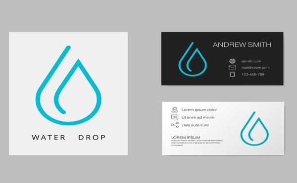 Water Drop Business Logo