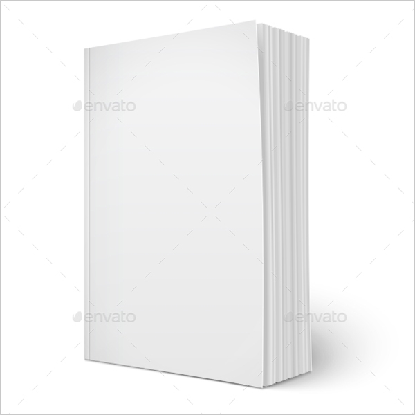 Vertical Blank Book Template