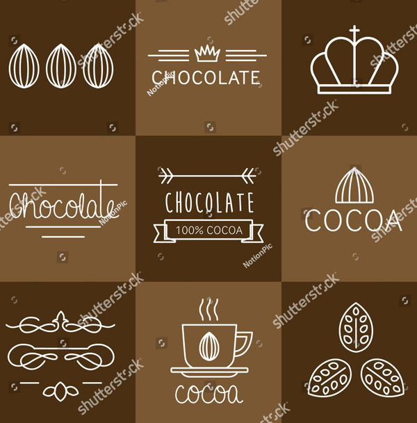 Chocolate Food-Drink Logo Templates