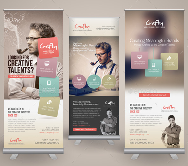 Creative Design Agency Roll Up Banners