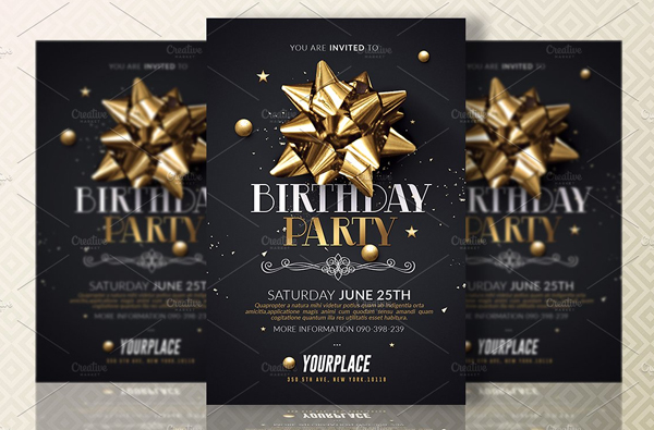 Custom Birthday Party Invitation Template