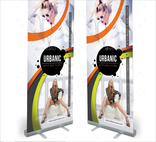 Fashion Roll Up Banner Templates Pack