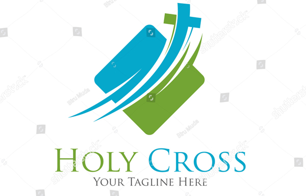 Holy Cross Bible Vector Logo