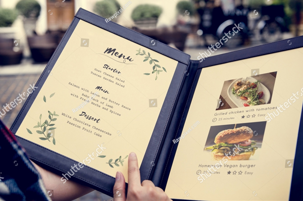 Homemade Food Menu Design