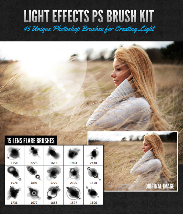 Light Effects Photoshop Brush Kit