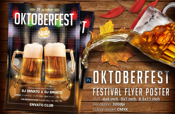 Oktoberfest Festival Party Flyer