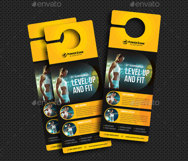 Sport Activity Door Hanger Designs