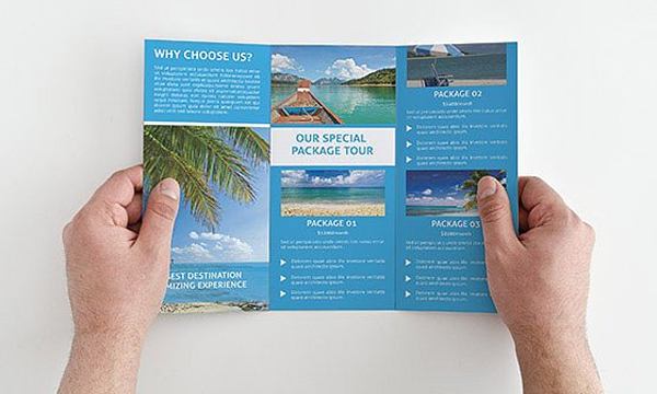 Travel Tri-fold Brochure Designs
