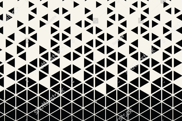 Abstract Geometric Triangle Pattern