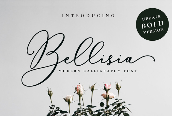 Bellisia Script Logo Font