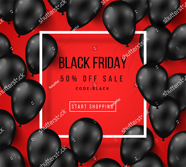 Black Friday Vector Poster Design