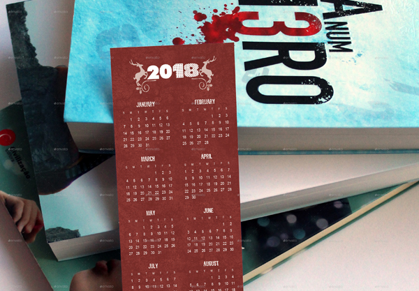 Editable Bookmark Calendar