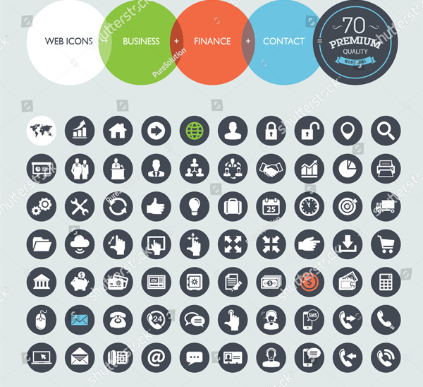 Finance High Quality Vector Icons