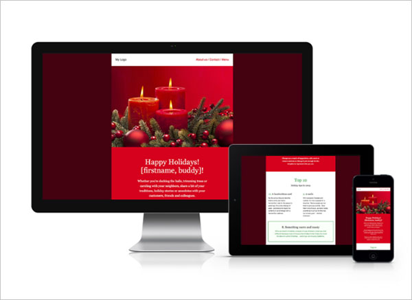 Free Christmas Free Newsletter Templates