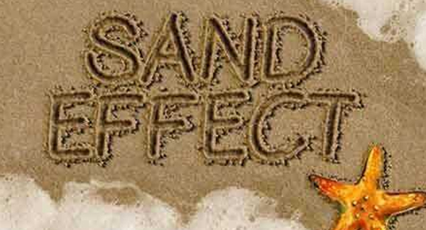 Free Writing Sand Photoshop Actions